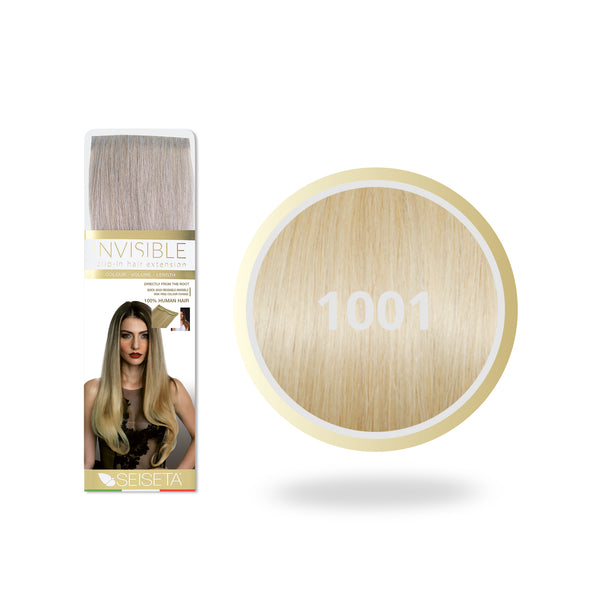 Seiseta Invisible Clip-on 1001/Platinum Blonde