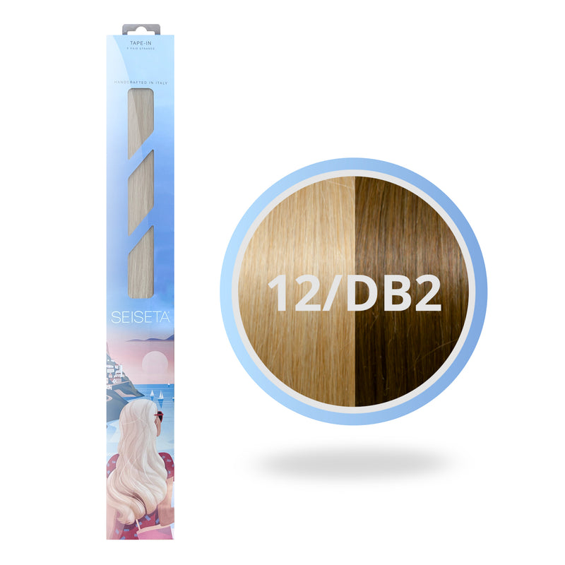 Tape In 50 cm 12/DB2 Dark Gold Blonde/Light Gold Blonde