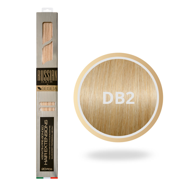 Russian Hair Keratin Line DB2/Licht Goudblond